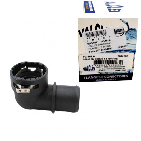 Conector Tubo D'agua Palio Idea 1.8 8v 07 13 - VALCLEI